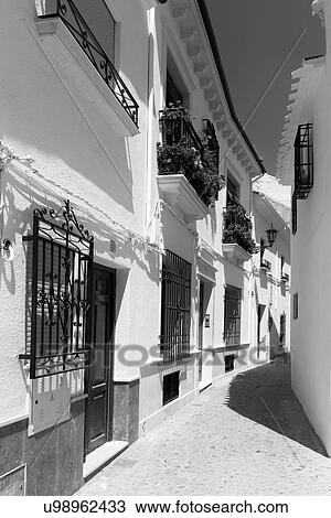Stock Image - Spain: the Golden Triangle of Andalucia. Fotosearch