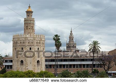 Stock Photo - Spain: the Golden Triangle of Andalucia. Fotosearch