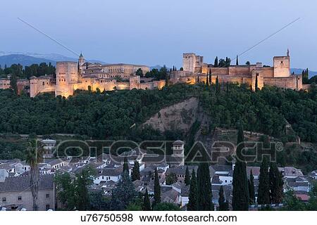 Stock Photo - Spain: the Golden Triangle of Andalucia. Fotosearch