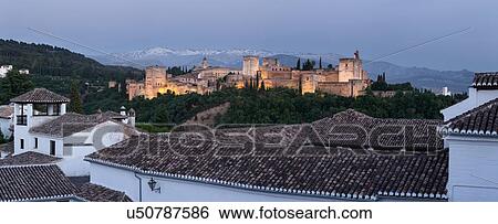 Stock Photograph - Spain: the Golden Triangle of Andalucia. Fotosearch