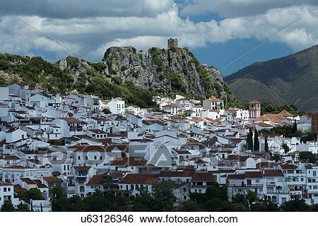 Stock Photograph - Spain: the Golden Triangle of Andalucia. Fotosearch