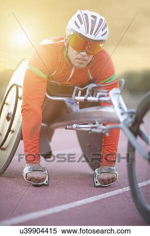 Athlete in para-athletic training View Large Photo Image Stock Photography - Athlete in para-athletic training. Fotosearch