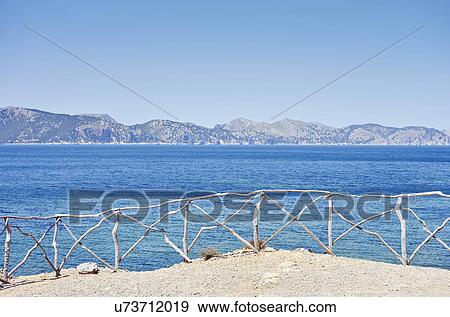 Stock Photo - Coastal view, Majorca, Spain. Fotosearch