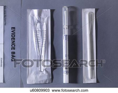 Stock Image - Tools for gathering forensic evidence. Fotosearch