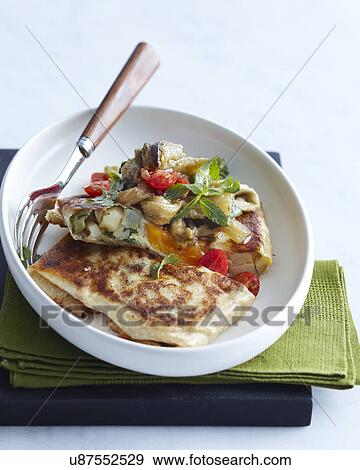 Tuna egg briks View Large Photo Image Stock Photo - Tuna egg briks. Fotosearch