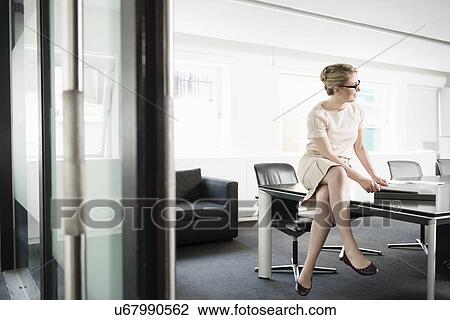 Young businesswoman making presentation in boardroom View Large Photo Image Stock Image - Young businesswoman making presentation in boardroom. Fotosearch