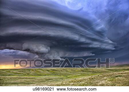 Anticyclonic supercell thunderstorm over the plains, Deer Trail, Colorado, USA View Large Photo Image Stock Image - Anticyclonic supercell thunderstorm over the plains, Deer Trail, Colorado, USA. Fotosearch