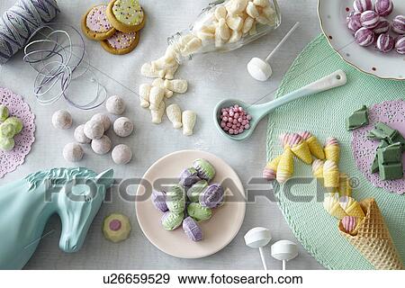 Stock Photo - Carousel sweets. Fotosearch