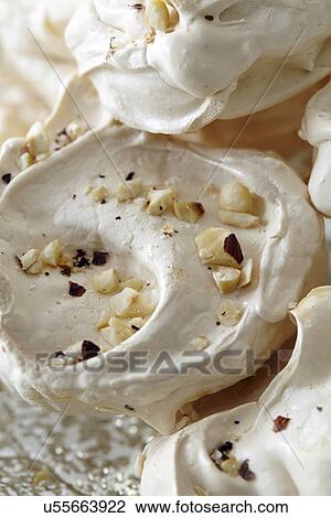 Stock Image - Meringues, close-up. Fotosearch