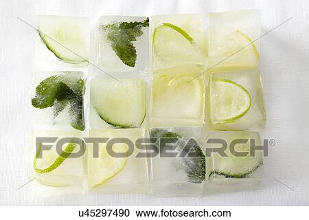 Mojito ice cubes View Large Photo Image Stock Image - Mojito ice cubes. Fotosearch