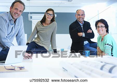 Portrait of group of business people View Large Photo Image Stock Image - Portrait of group of business people. Fotosearch