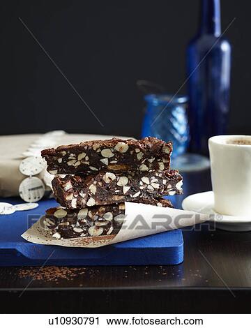 Stock Image - Slices of italian panforte. Fotosearch