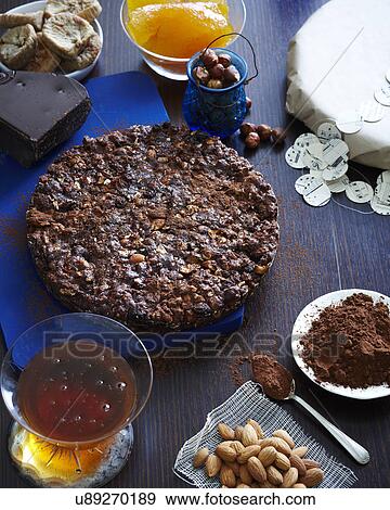 Stock Photo - Slices of italian panforte. Fotosearch