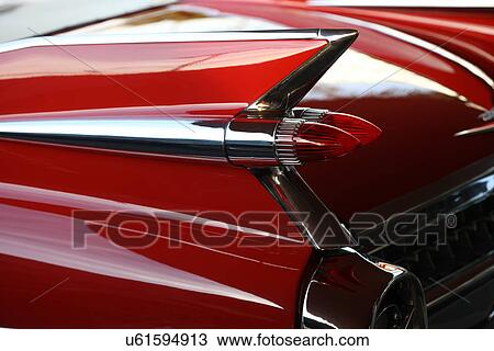 Classic red car details View Large Photo Image Stock Image - Classic red car details . Fotosearch
