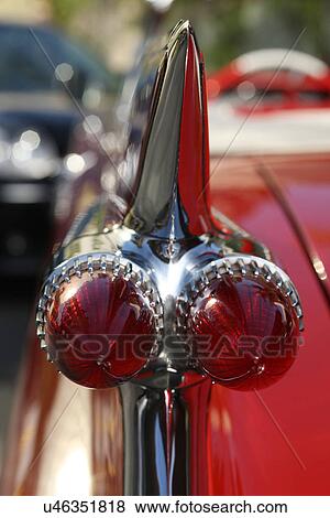Stock Photo - Classic tail lights . Fotosearch