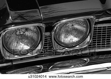 Picture - Headlights . Fotosearch