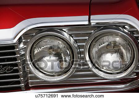 Stock Image - Headlights . Fotosearch