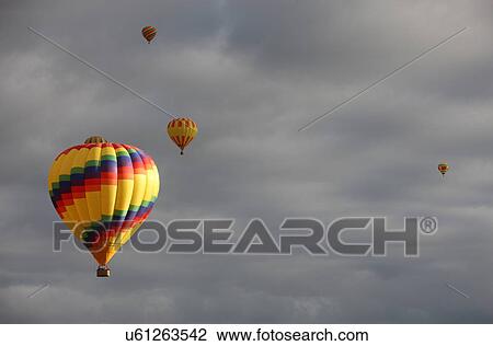 Hot air balloons View Large Photo Image Stock Image - Hot air balloons . Fotosearch