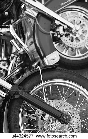 Stock Photo - Motorcycle wheels . Fotosearch
