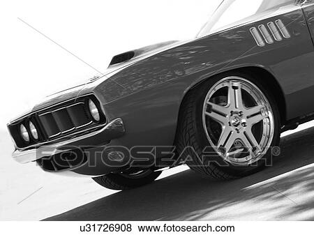 Muscle car View Large Photo Image Stock Photo - Muscle car. Fotosearch