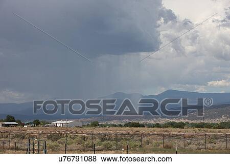 Stock Photo - Rainstorm moving in . Fotosearch