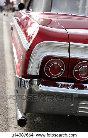 Red classic car View Large Photo Image Picture - Red classic car. Fotosearch