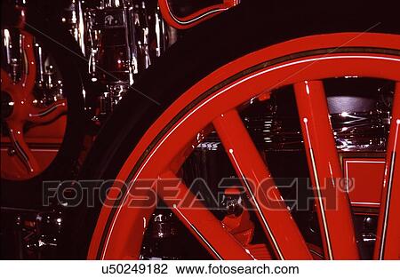Stock Image - Red wheel. Fotosearch