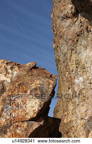 Stock Image - Rocks and blue sky. Fotosearch