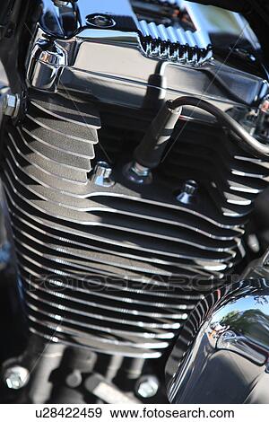 Stock Photo - Shiny engine. Fotosearch
