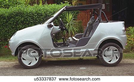 Small convertible car View Large Photo Image Stock Photo - Small convertible car . Fotosearch