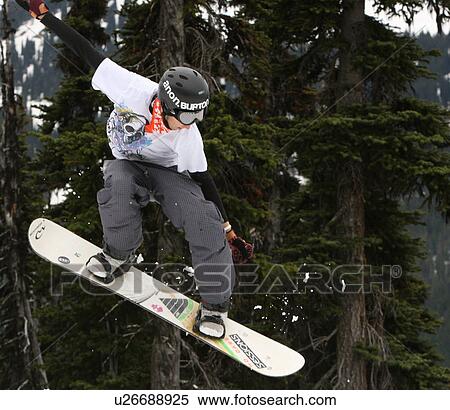 Stock Photography - Snowboarder . Fotosearch