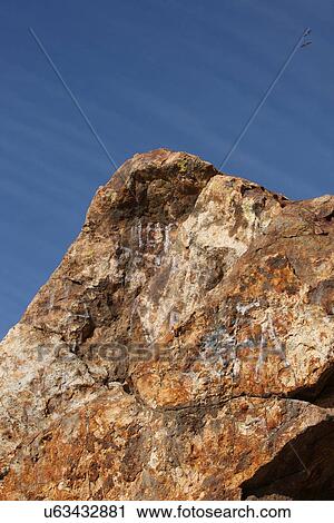 Stock Image - Stone cliff. Fotosearch