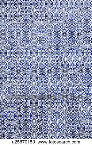 Blue ornate tiles View Large Photo Image Stock Image - Blue ornate tiles. Fotosearch