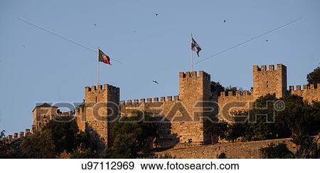 Stock Photo - Castle of Sao Jorge. Fotosearch