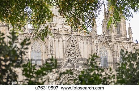 Stock Photo - Cathedral de Barcelona. Fotosearch