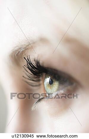 Stock Photography - Close-up of woman's eye. Fotosearch