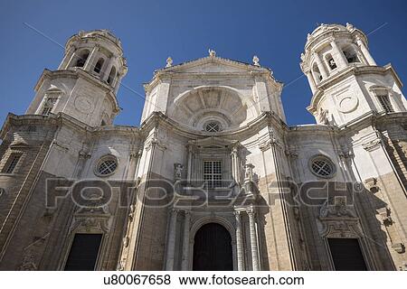 Facade of Cathedral View Large Photo Image Stock Photo - Facade of Cathedral. Fotosearch