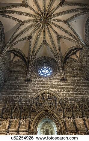 Interior of Santa Iglesia Cathedral View Large Photo Image Stock Photograph - Interior of Santa Iglesia Cathedral. Fotosearch
