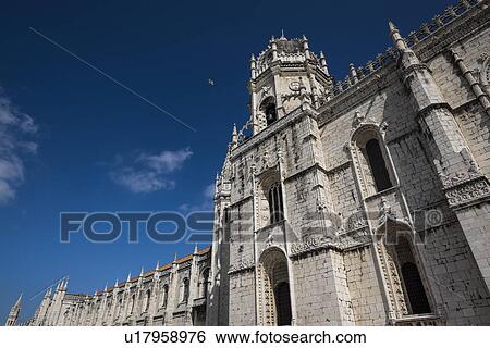 Stock Photograph - Monastery of Jeronimos. Fotosearch