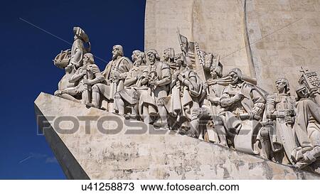 Stock Image - Monument to Discoveries. Fotosearch