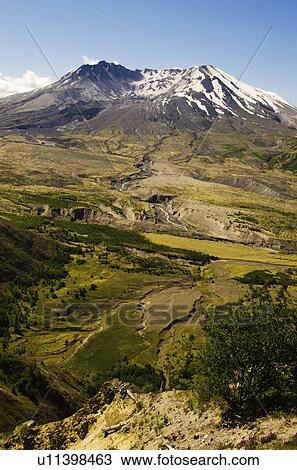 Stock Image - Mount St Helen's. Fotosearch
