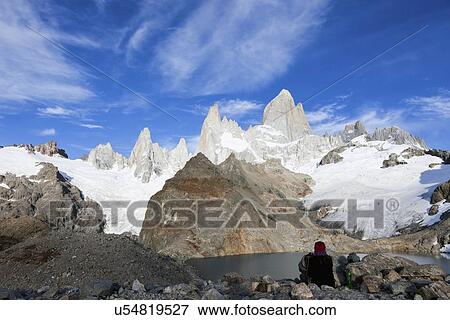 Mt Fitzroy View Large Photo Image Stock Photo - Mt Fitzroy. Fotosearch
