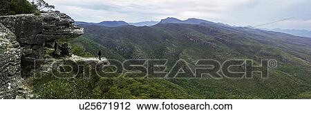 Stock Image - Panorama of Grampians National Park. Fotosearch