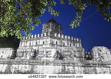 Phra Sumen Fort View Large Photo Image Stock Photo - Phra Sumen Fort . Fotosearch