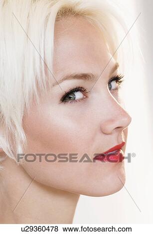 Portrait of blonde woman View Large Photo Image Stock Photo - Portrait of blonde woman. Fotosearch