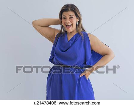 Portrait of happy woman View Large Photo Image Stock Photograph - Portrait of happy woman. Fotosearch
