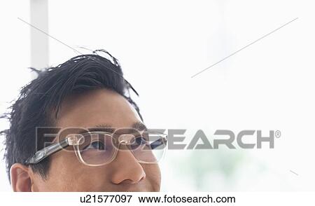 Portrait of man contemplating View Large Photo Image Stock Photo - Portrait of man contemplating. Fotosearch