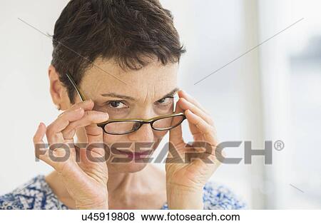 Portrait of senior woman View Large Photo Image Stock Photo - Portrait of senior woman. Fotosearch