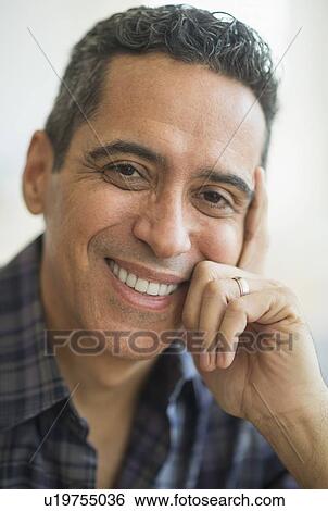 Portrait of smiling mature man View Large Photo Image Stock Photograph - Portrait of smiling mature man. Fotosearch