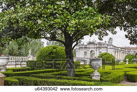 Stock Image - Queluz National Palace. Fotosearch